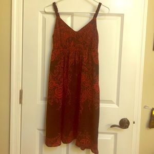Red and Black - Flower Design Dress - Apt 9